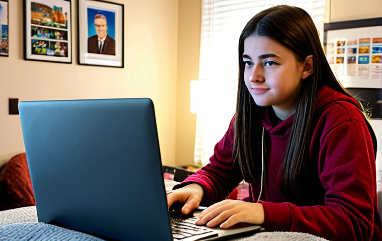 청소년상담사 현장에서 자주 쓰이는 기술 - Teletherapy Session**

"A teenage girl, fully clothed in comfortable, modest clothing, participates ...