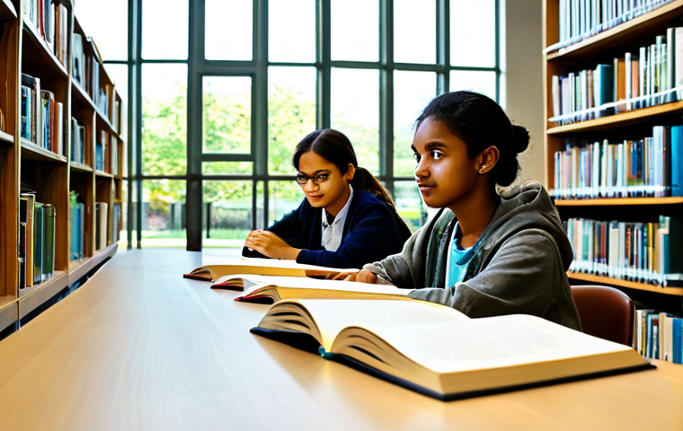 청소년상담사로서 경력 쌓는 방법 - **Image Prompt 1: The Foundation of Knowledge and Empathy**
    "A diverse group of university stude...