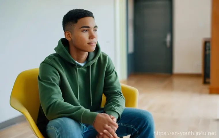 청소년상담사 직무에서 자주 쓰이는 스킬 - **Prompt:** A cozy, brightly lit counseling room with soft, muted tones. A male youth counselor in h...