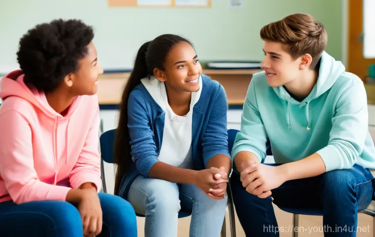 청소년상담사로 일하기 위한 자격 준비 - Image Prompt 1: "The Empathetic Listener"**