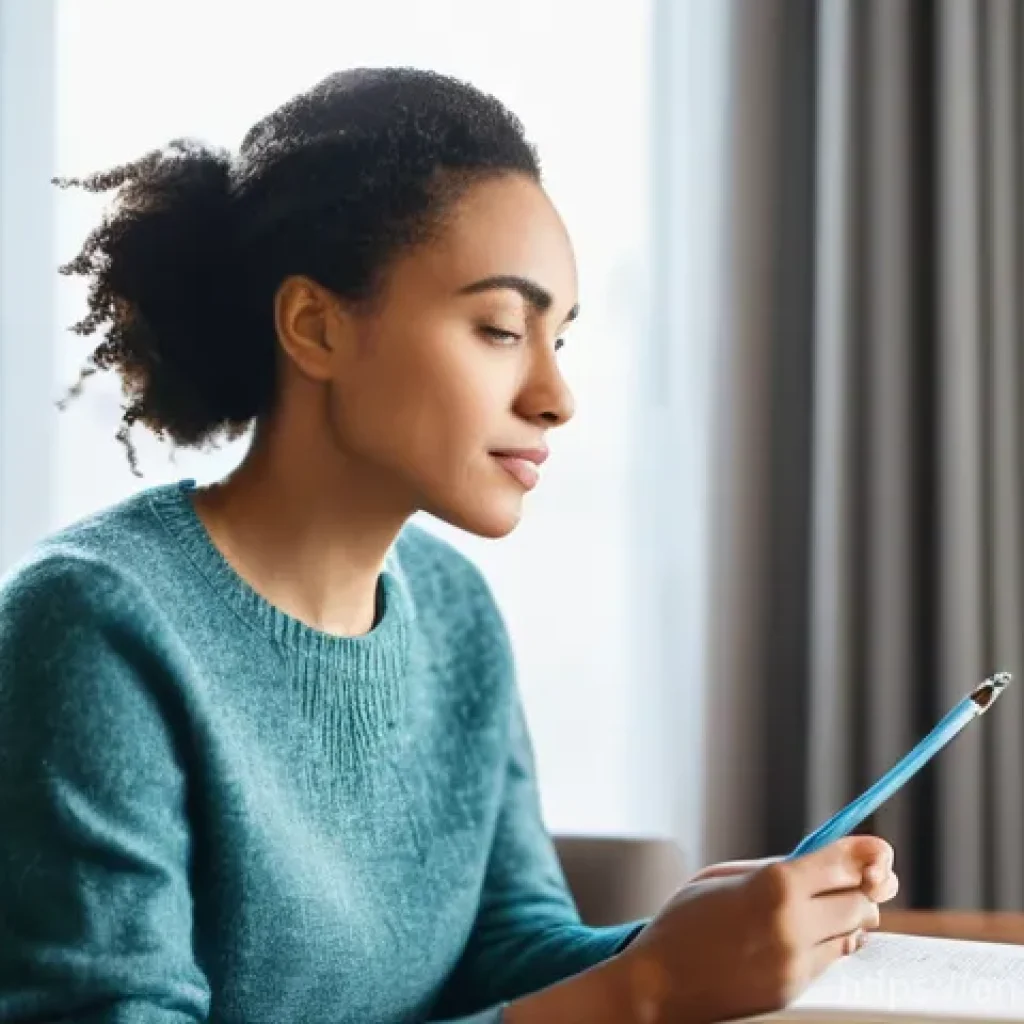 청소년상담사 상담 결과 기록법 - **Prompt 1: The Therapeutic Connection and Reflective Documentation**
    A warm, inviting scene in ...