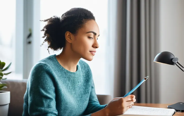 청소년상담사 상담 결과 기록법 - **Prompt 1: The Therapeutic Connection and Reflective Documentation**
    A warm, inviting scene in ...