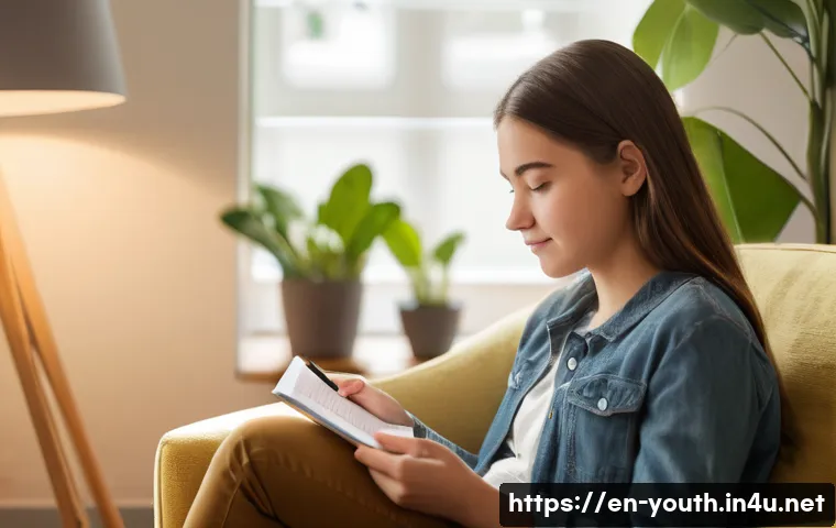 청소년상담사와 코칭의 차이점 - A warm and inviting counseling session scene featuring a teenage girl sitting comfortably on a cozy ...
